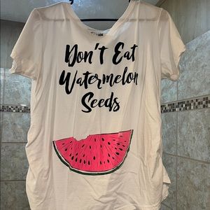 MATERNITY SHIRT — LARGE